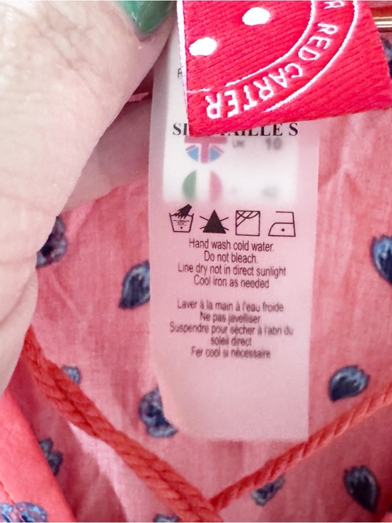 Red Carter Red Boho Tie-Front Tunic with Multicolor Mosaic Print - Picture 8 of 13